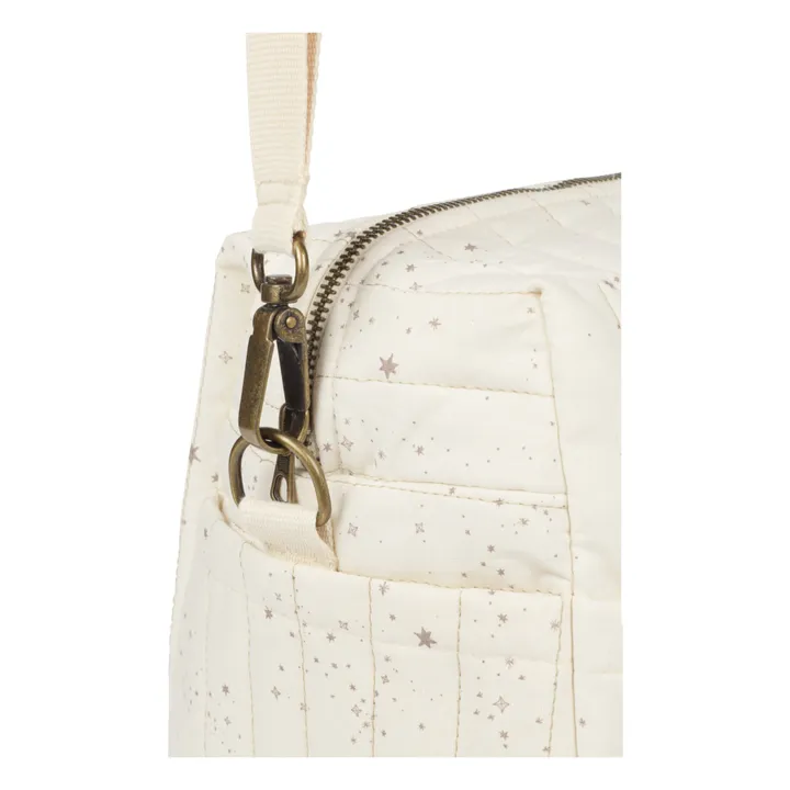 Nobodinoz Sac à langer Stories en coton bio | Ecru