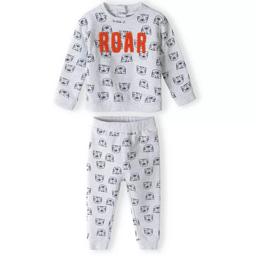 MINOTI Jogginganzug ROAR Grau