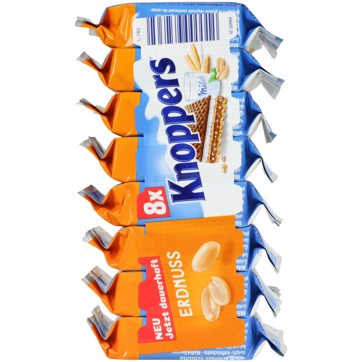 Knoppers Erdnuss 8x25g