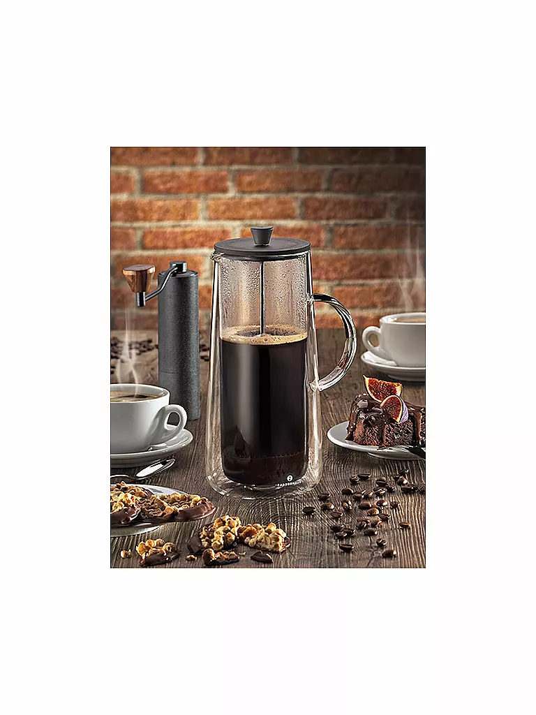 ZASSENHAUS Kaffeezubereiter AROMA PRESS transparent
