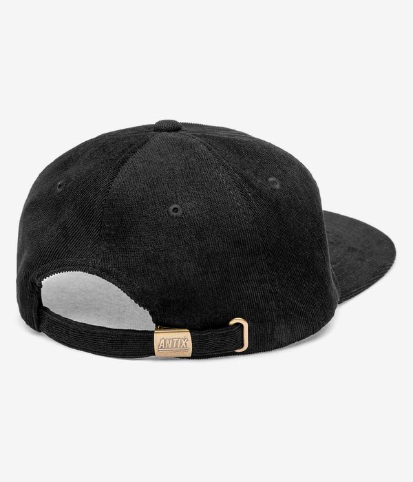 Antix Sol Corduroy 6 Panel Cap (black)