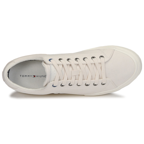 Tommy Hilfiger - TH HI VULC STREET LOW VEG DYES - Blanc