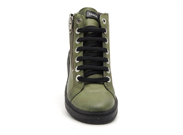 Chacal boots bottine plates femme 6535 vert