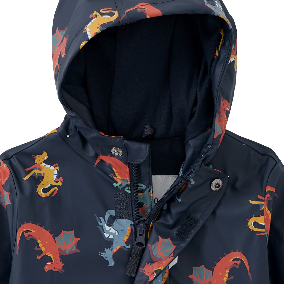 Topolino Jungen Regenjacke mit Drachen dunkelblau