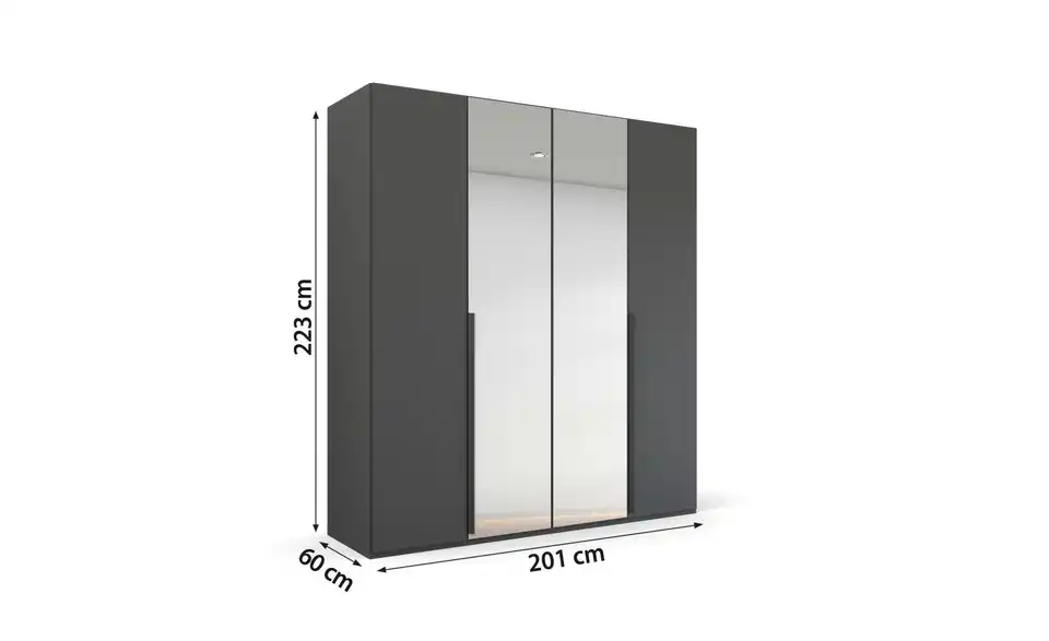 Drehtürenschrank 201 cm 4 Stück