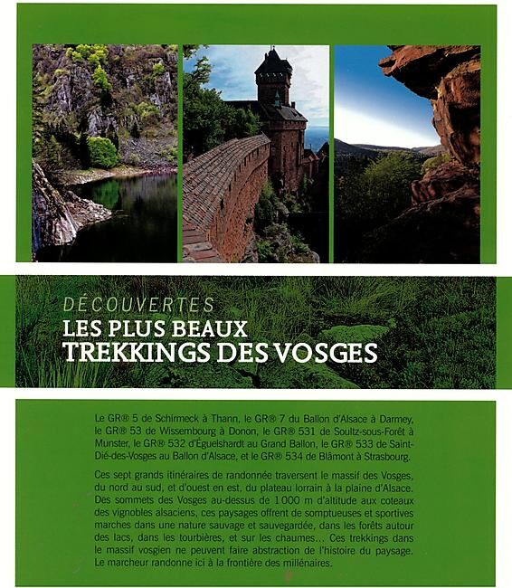 OUEST FRANCE - LES PLUS BEAUX TREKKINGS DES VOSGES