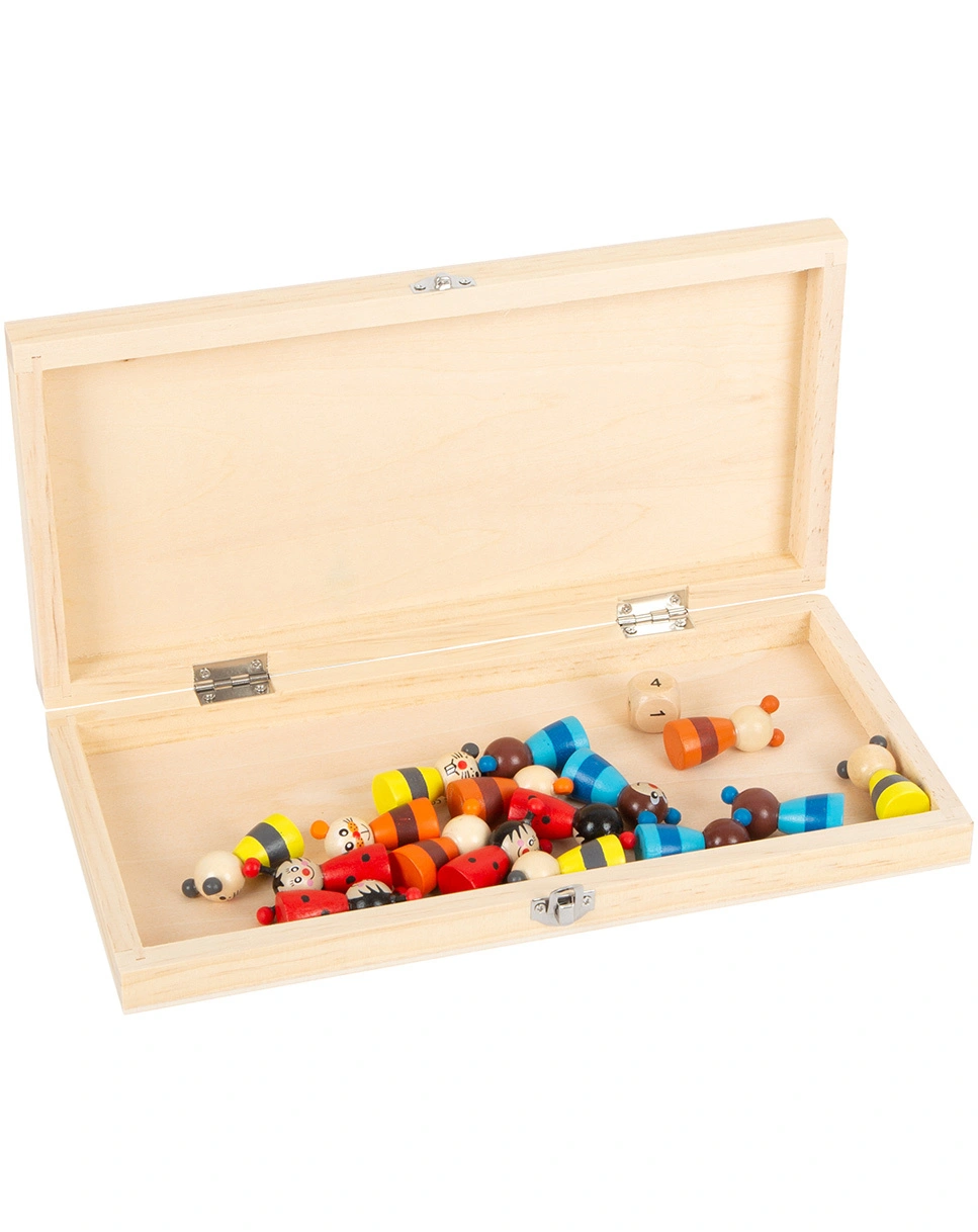 Brettspiel LUDO - BUNTE TIERE aus Holz
