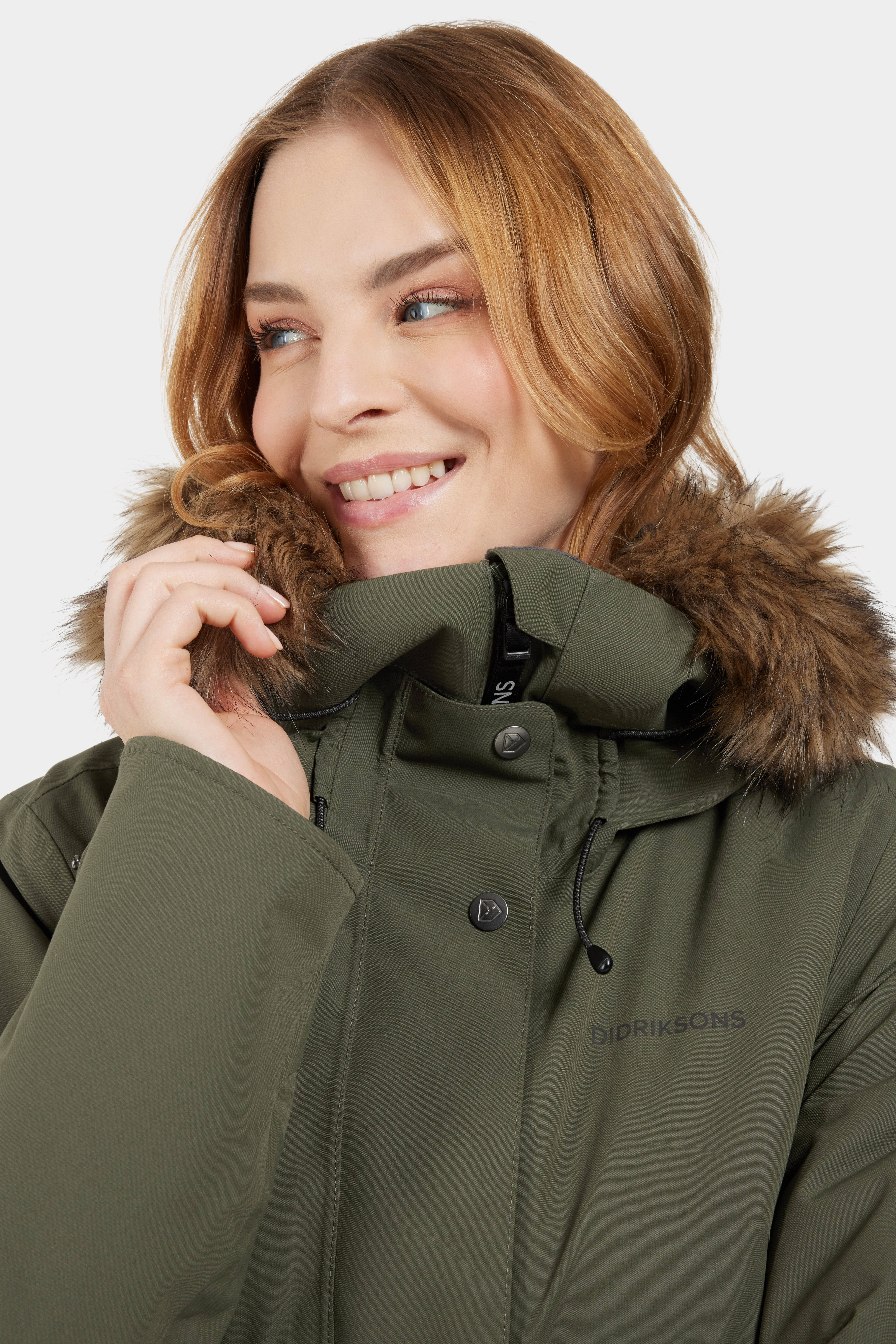Didriksons parka Erika groen