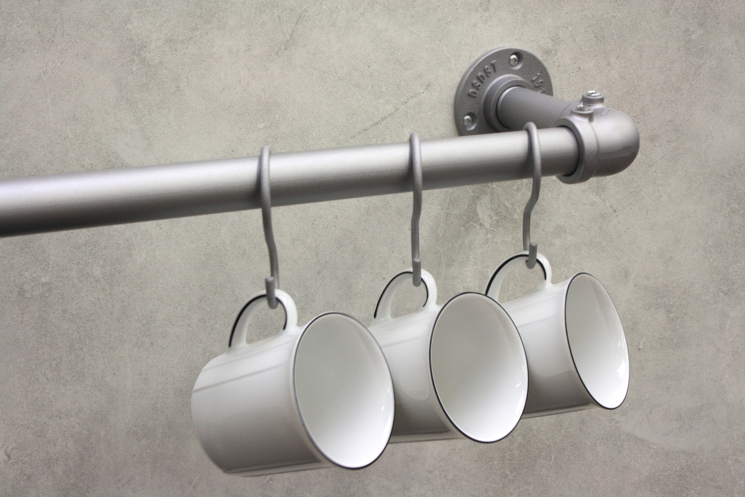 GARDINIA Gardinenhaken »S-Haken« Serie Gardinenstange Industrial Home