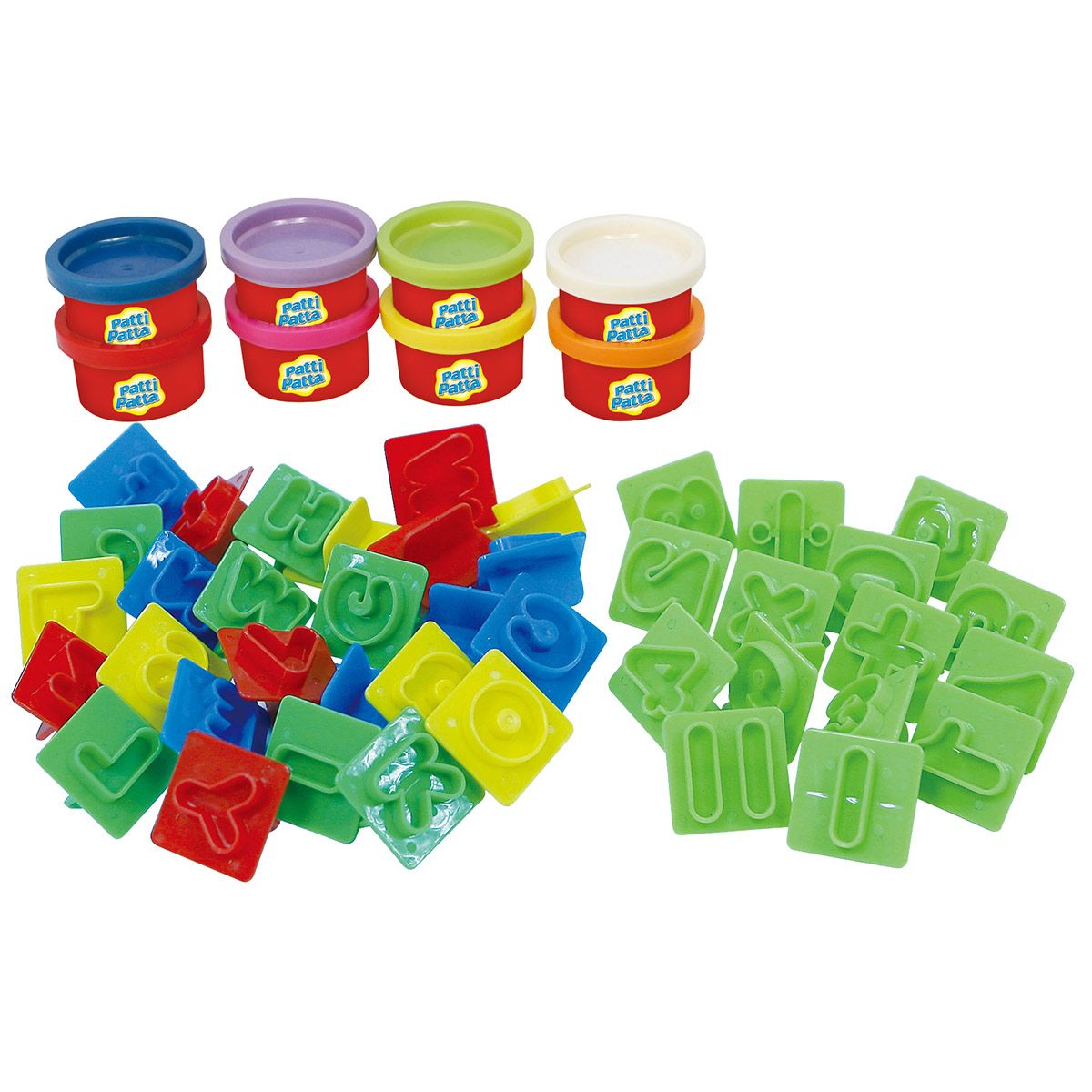Pâte à modeler : Lettres et chiffres