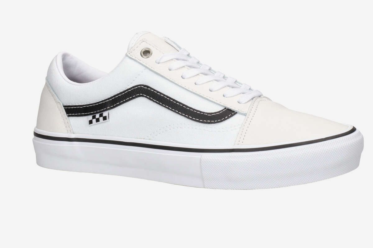 Vans Skate Old Skool Schuh (leather white white)