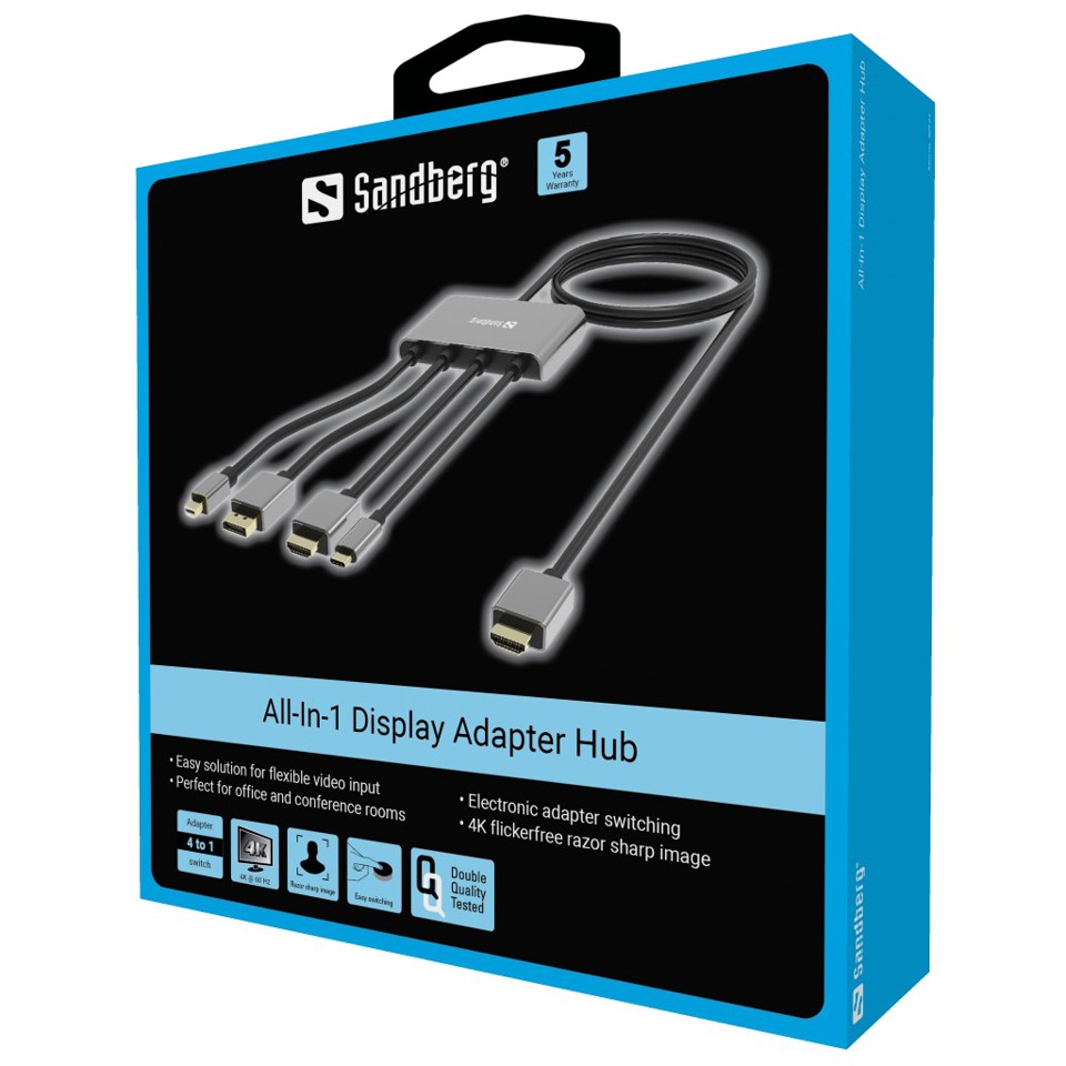 Sandberg - All-In-1 Display Adapter Hub