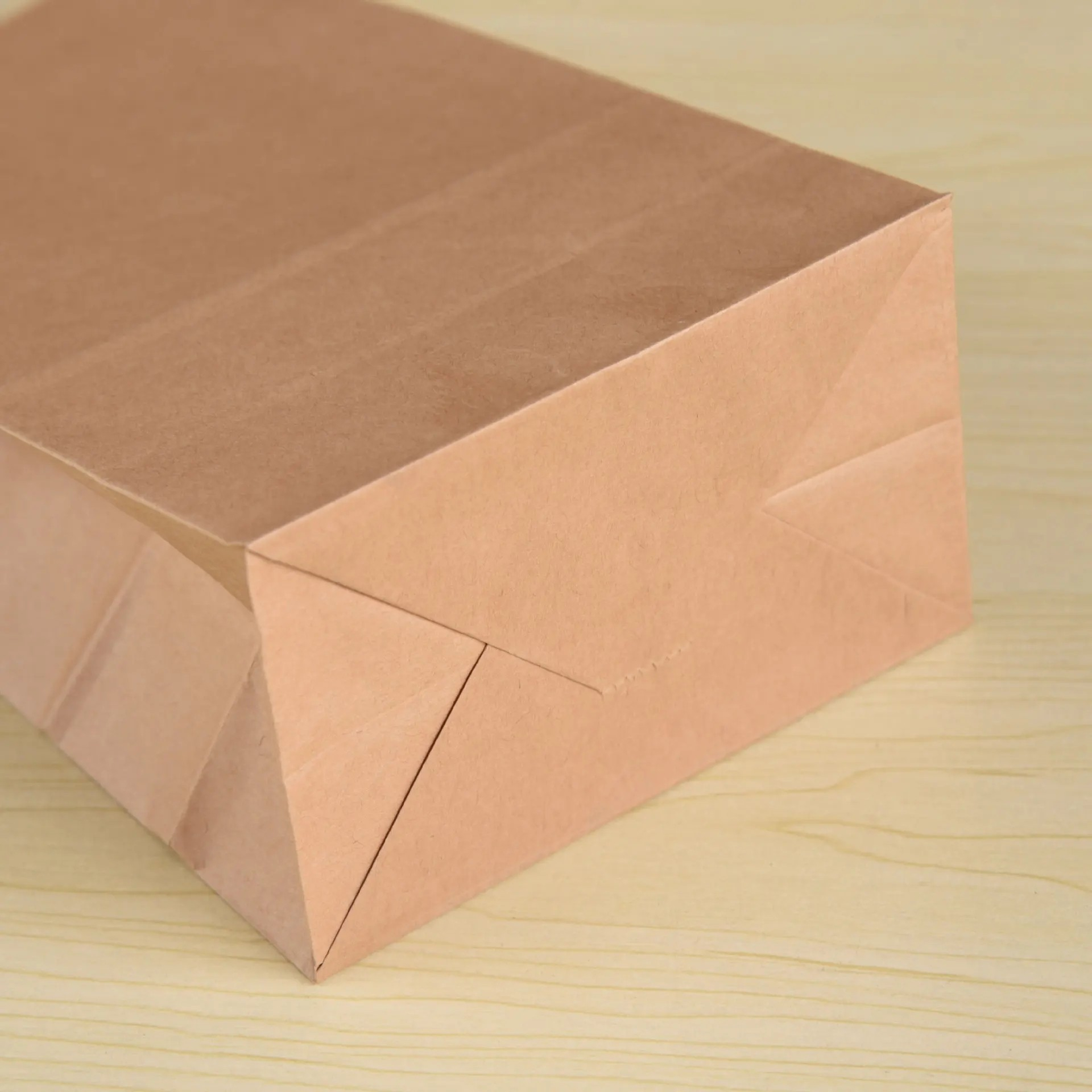 (50er Set) 21x12cm Kraftpapier Tüten Brottüten DIY Geschenktasche Food Bags Papiertüten - Braun