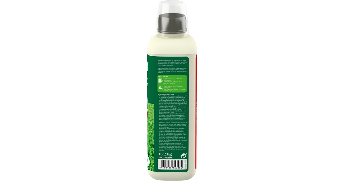DCMVloeibare Gazonvoeding Liquid Green 1 L meststof  (Tot 100 m²)