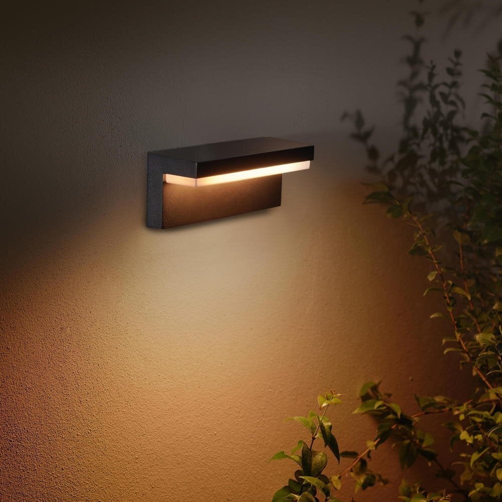Philips Hue White & Color Ambiance Nyro wandlamp, zwart, 1000lm