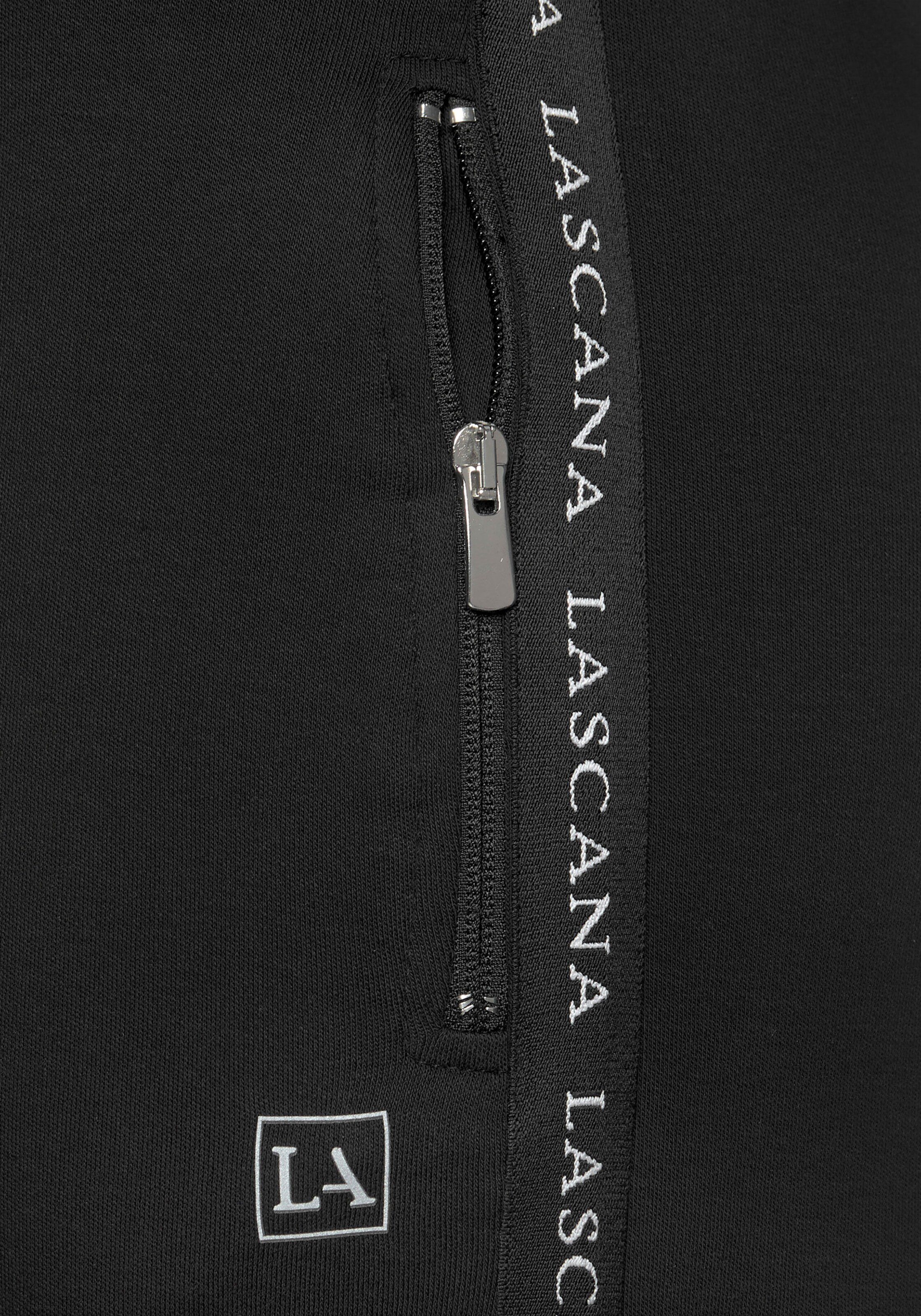 LASCANA ACTIVE Jogginghose in schwarz