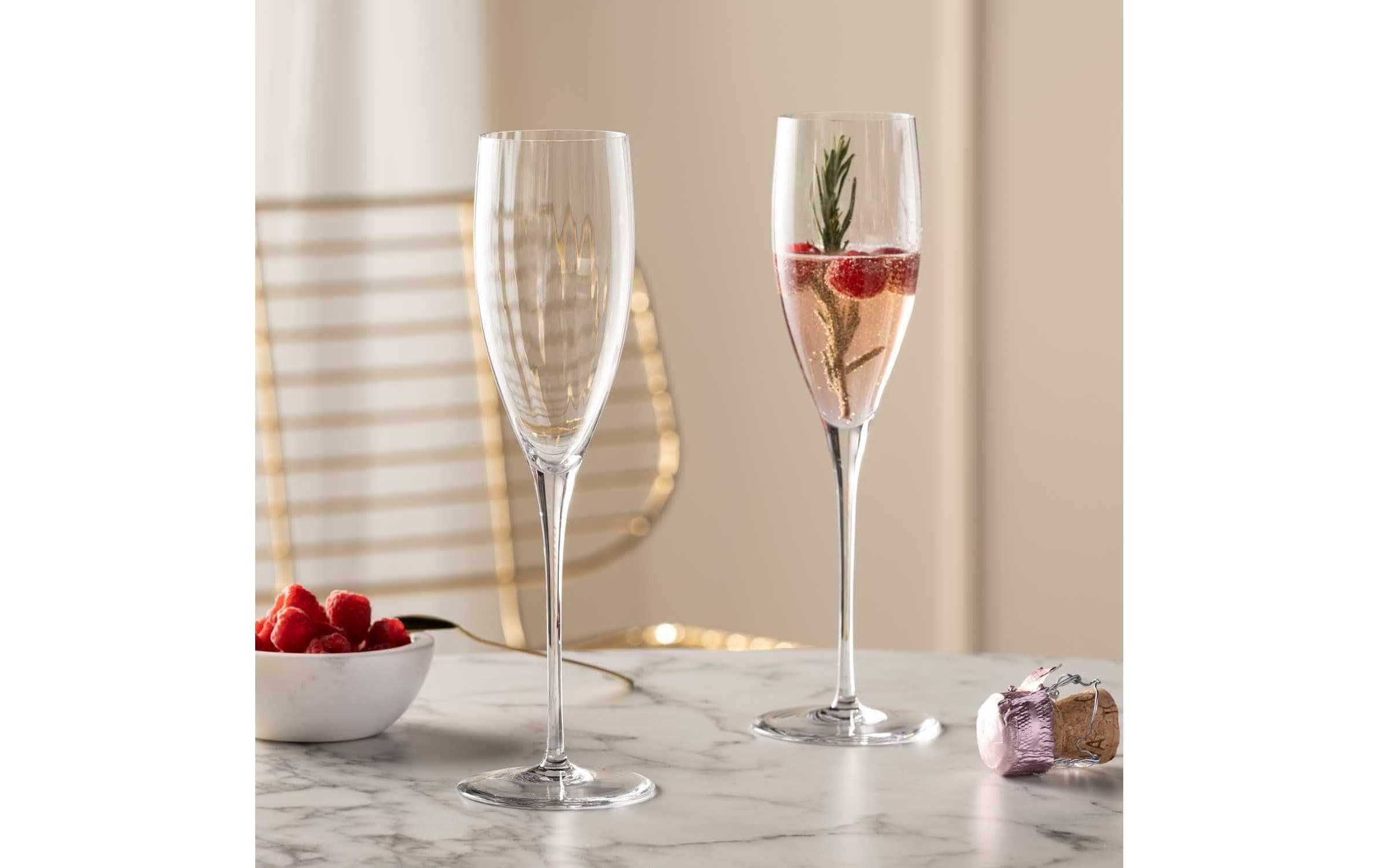 Sektglas Poesia 250 ml, 6 Stück, TransparentGlas geeignet für Champagner oder Schaumweine