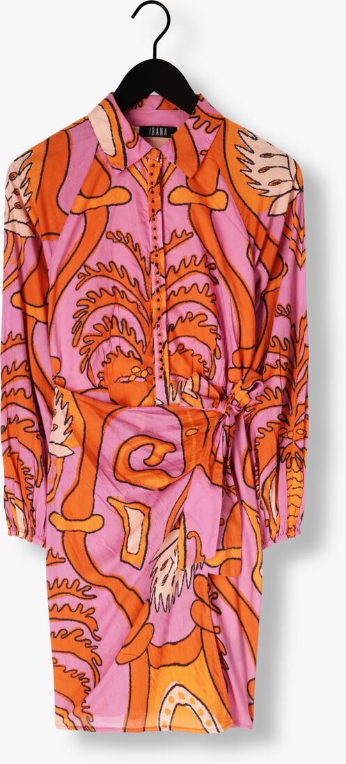 oranje ibana mini jurk dalishi
