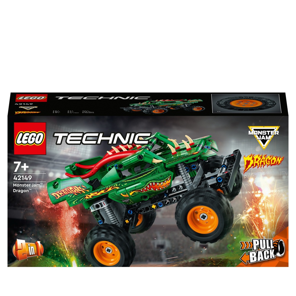 LEGO Technic 42149 Monster Jam Dragon Monster Truck Spielzeug