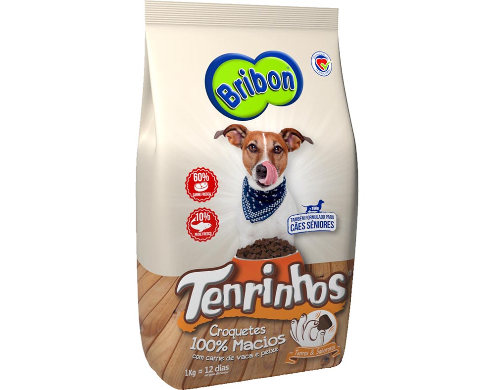 RAÇÃO PARA CÃO BRIBON TENRINHOS 1KG