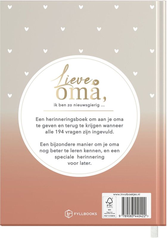 Fyllbooks - Lieve Oma, Ik Ben Zo Nieuwsgierig - Boek