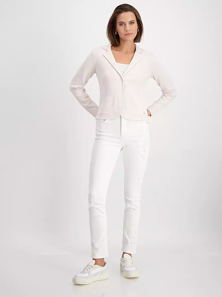MONARI Jerseyblazer creme