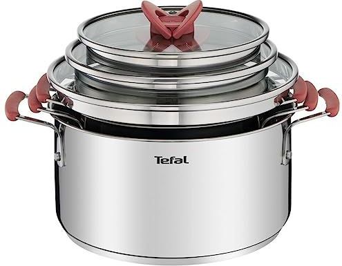 Tefal - Opti'Space G720S674 - Set van 3 Kookpotten - 18/20/24 cm - Inductie