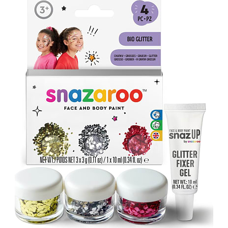 Snazaroo ansigtsmaling glitter grov