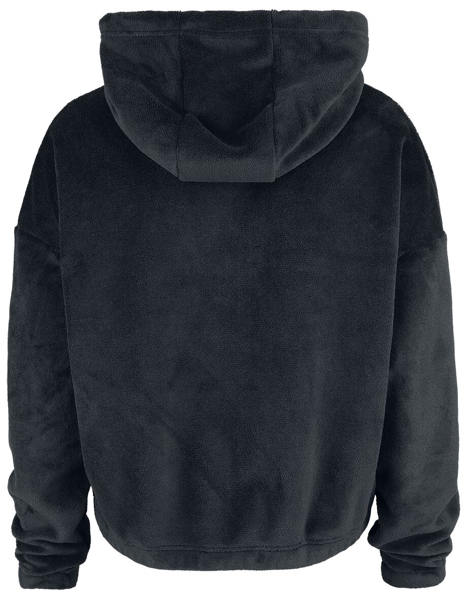 Fluffy Hoody Jacket | Black Premium by EMP Sweat-shirt zippé à capuche