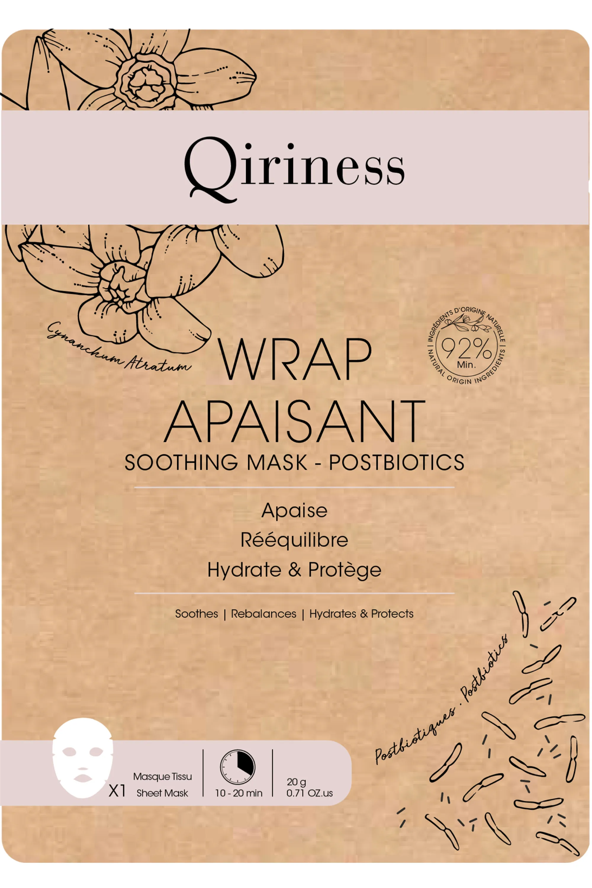 Qiriness Masque wrap apaisant-20 g