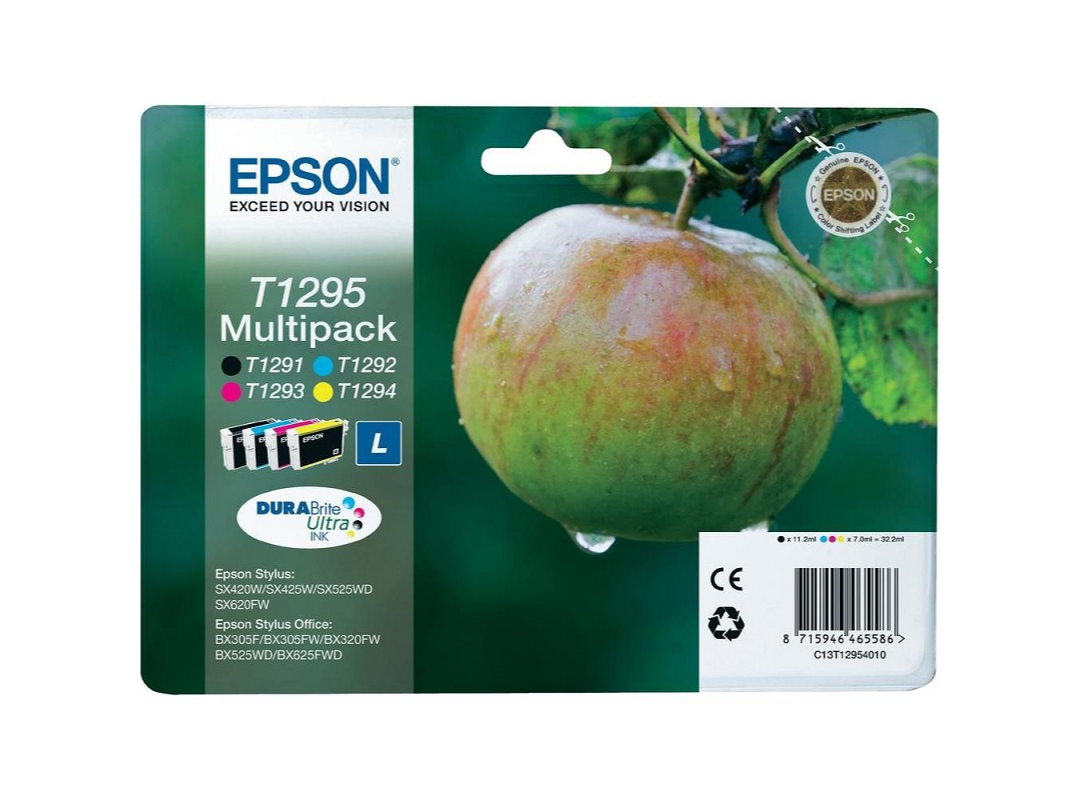 TINTEIRO ORIGINAL EPSON CORES DURABRITE T1295