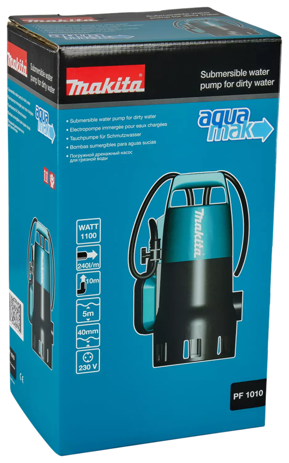 Makita PF1010 Dompelpomp voor vuil water - 1100 W