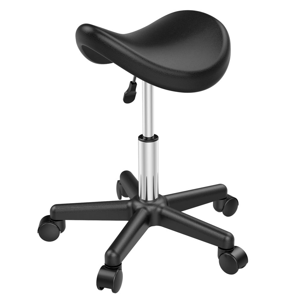 Yaheetech Sattelhocker Arbeitshocker Rollhocker Arzthocker Praxishocker höhenverstellbar drehbar