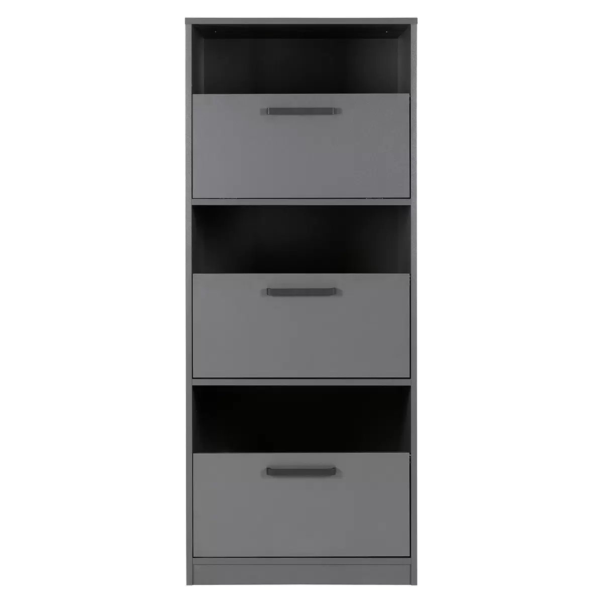 Wäscheschrank Galleria Nero Anthrazit