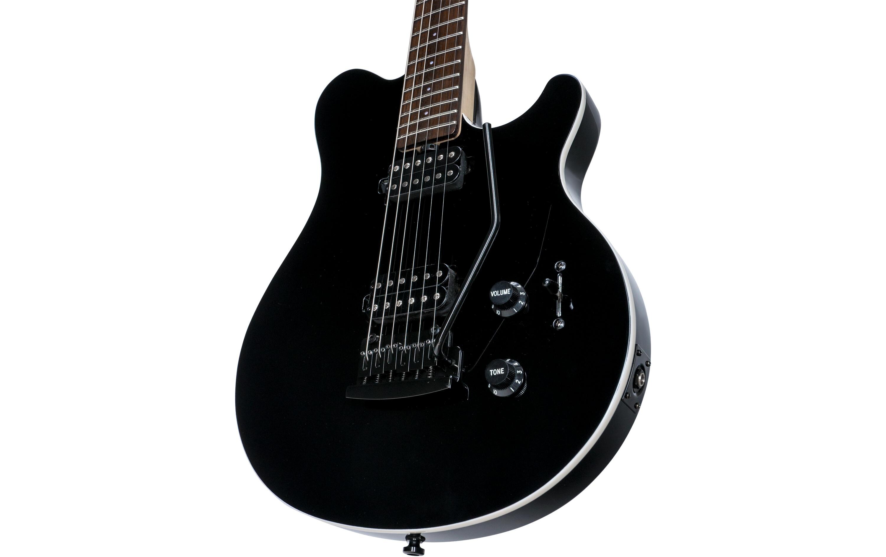 E-Gitarre AX3S Axis – Schwarz<br>Klassisches E-Gitarren-Design
