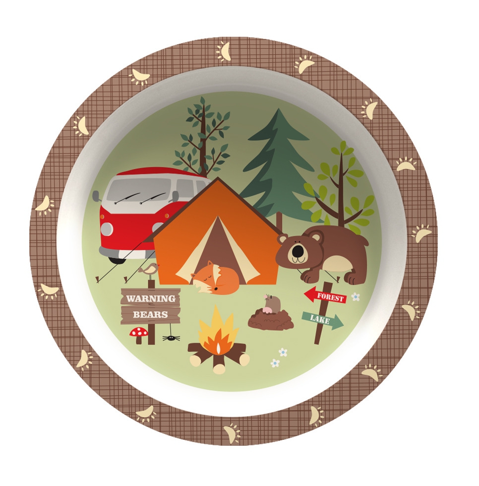 Gimex Adventure Kinder-Geschirr-Set 3-tlg.
