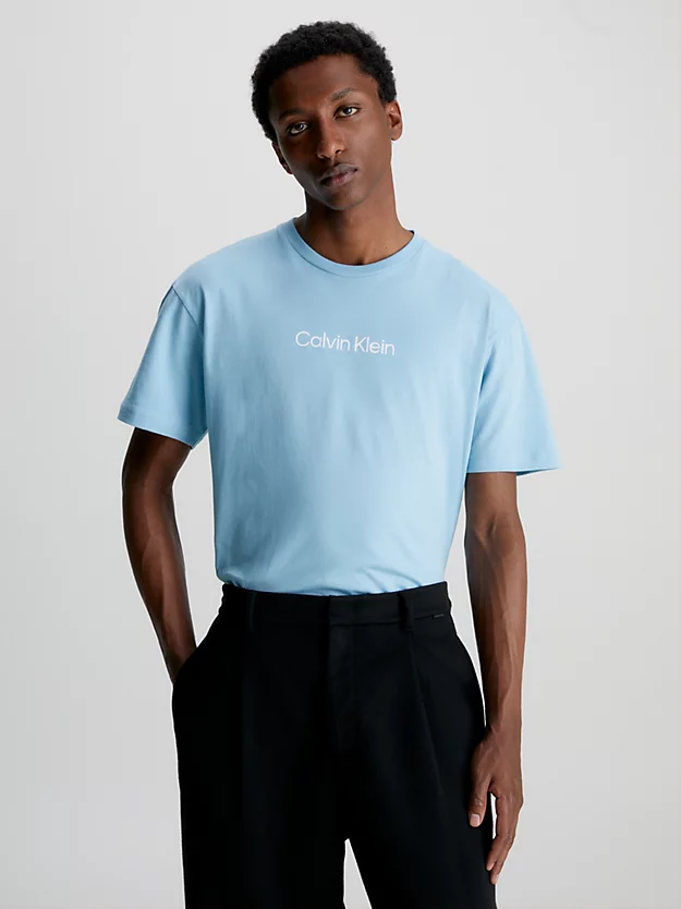 Camiseta de algodão com logotipo