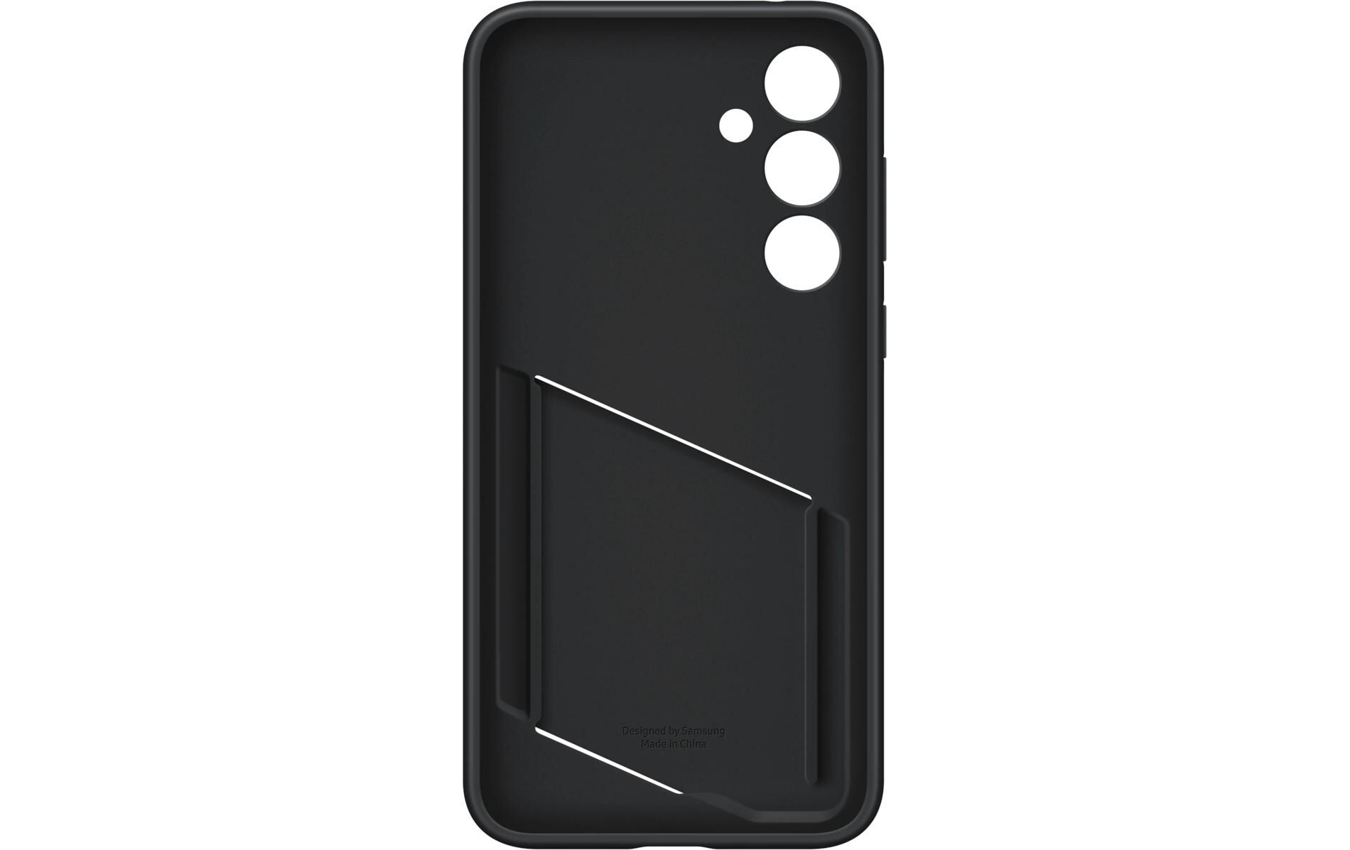 Back Cover Card Slot Galaxy A35 5G SchwarzSchlanke Schutzhülle mit Kartenfach für das Samsung Galaxy A35 5G