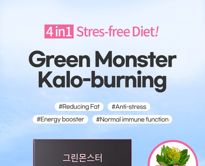 GREEN MONSTER - Anti-stressdieet Kaloburning