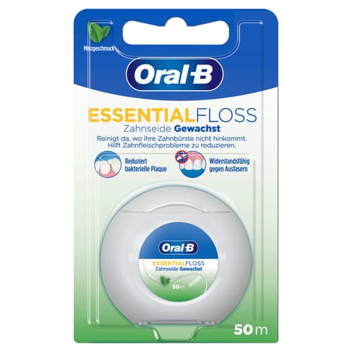 Oral-B Essentialfloss mint gewachst 50m