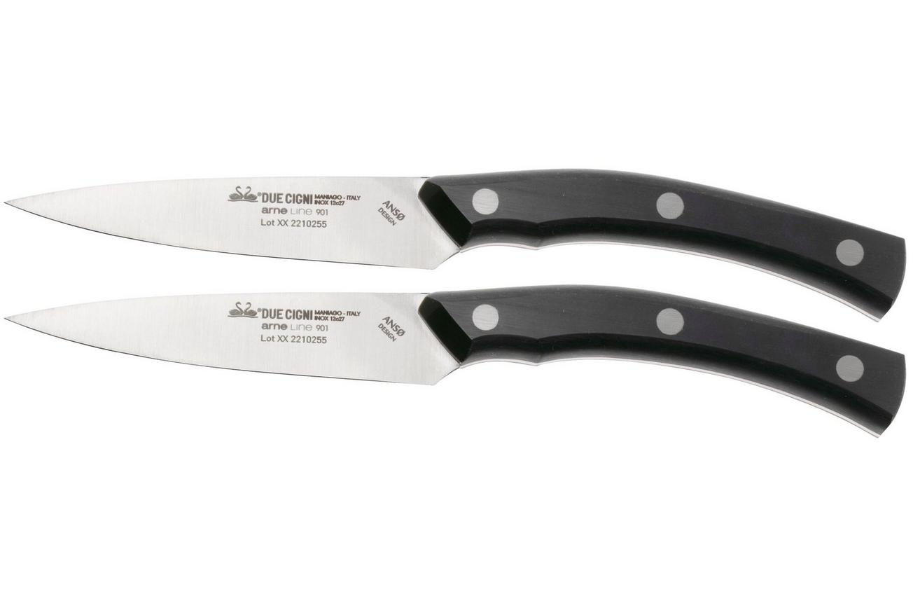Due Cigni 2C908 Arne Line 2-delige officemessen set, zwart