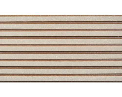 Konsta WPC terrasplank Masivo massief profiel geborsteld 26x145 mm (verkoop per meter van 1,00 m tot max. 6,00 m) bruin