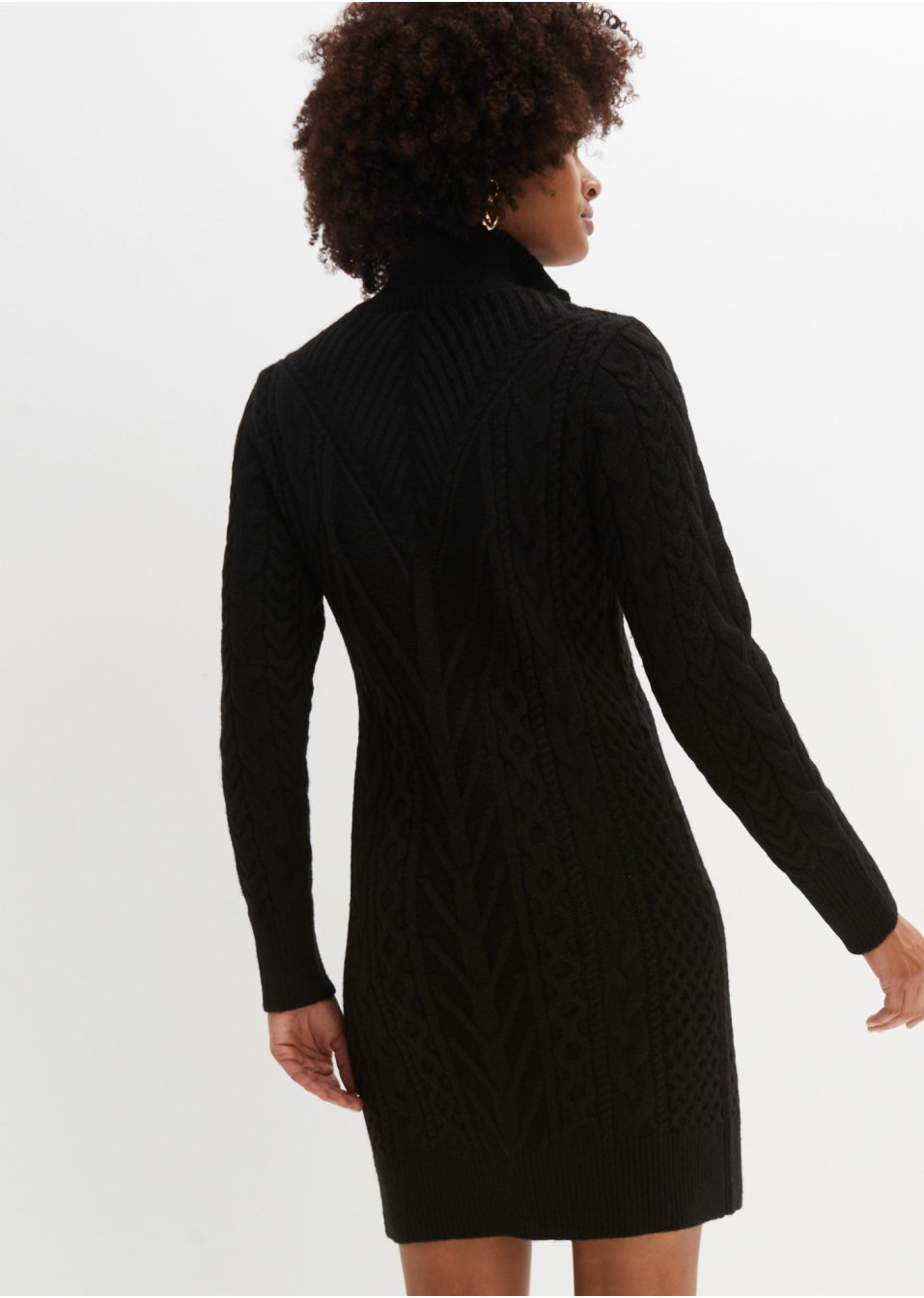 Robe en maille avec zip