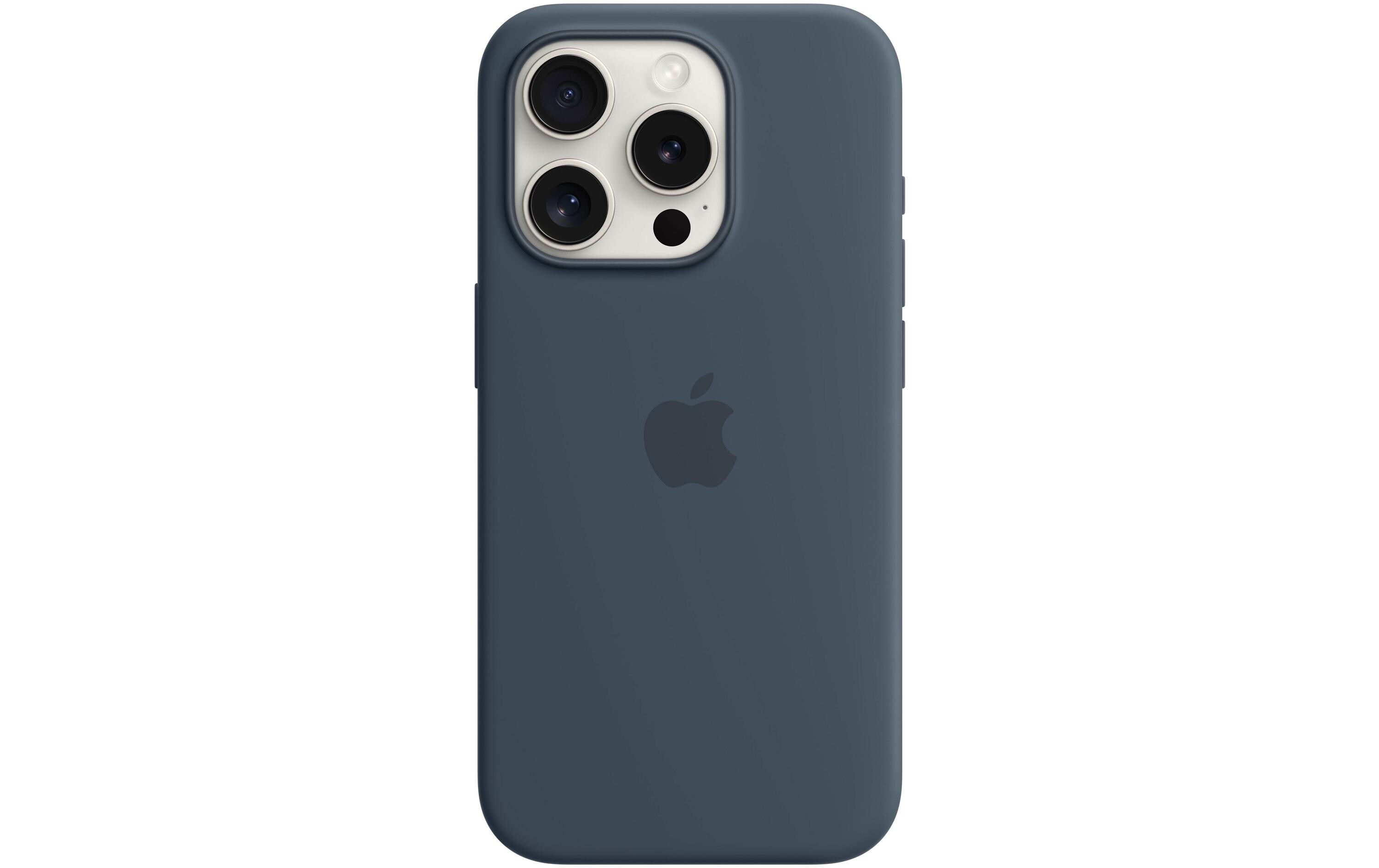 Silicone Case mit MagSafe iPhone 15 ProSilikon-Backcover mit «MagSafe» für das Apple iPhone 15 Pro