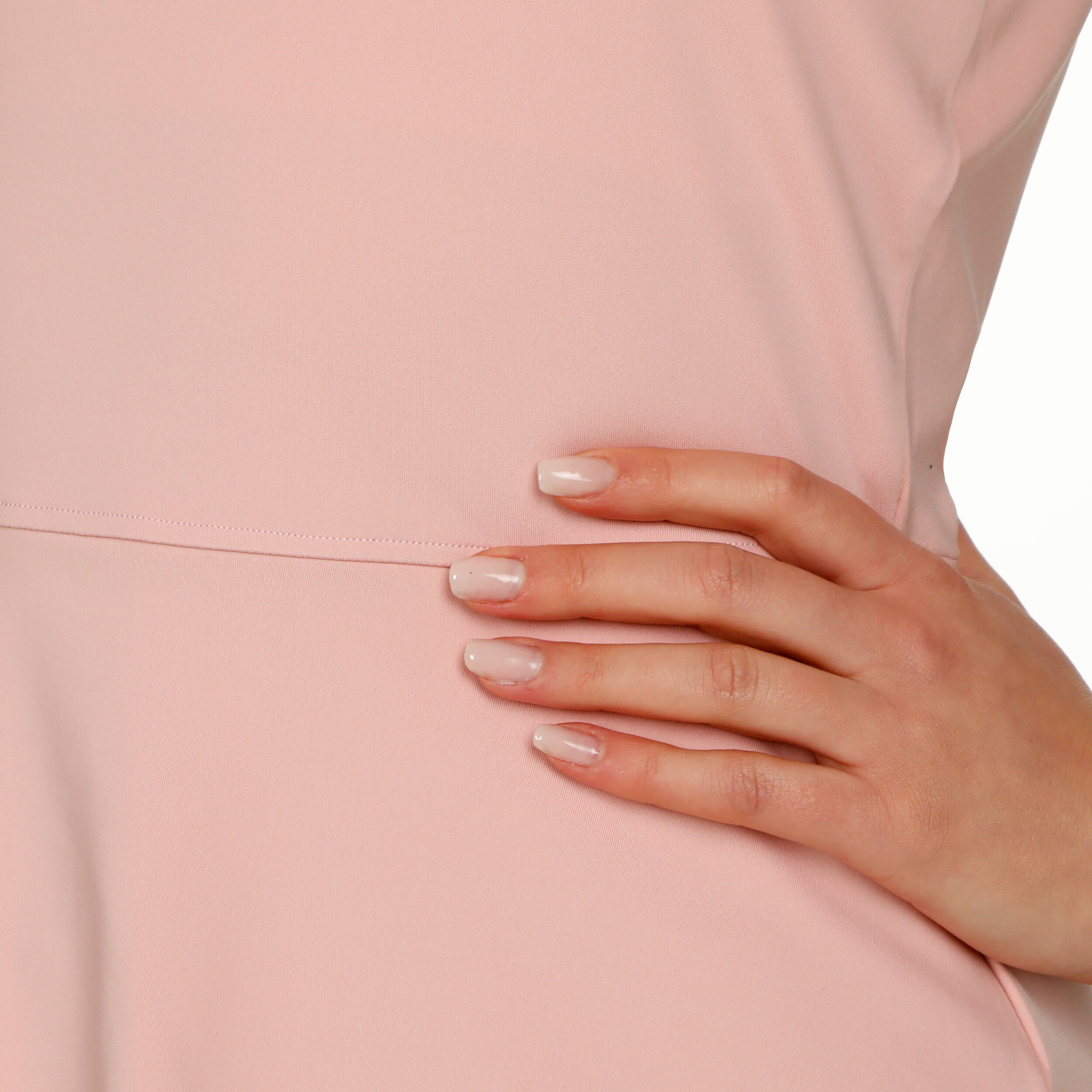 Quiet Please Flounce Robe Femmes - Vieux Rose