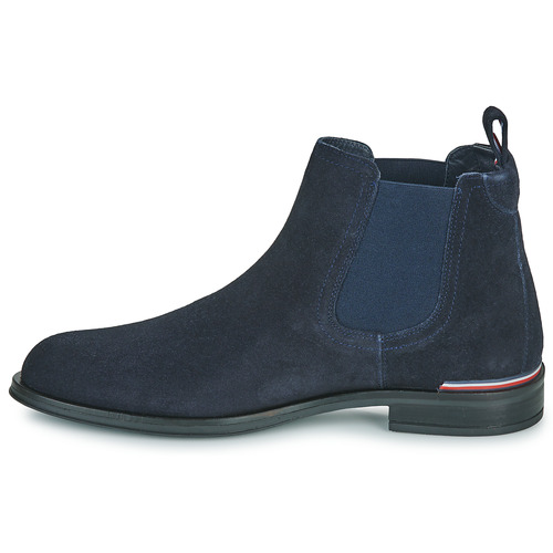 Tommy Hilfiger - CORE RWB HILFIGER SUEDE CHELSEA - Marine