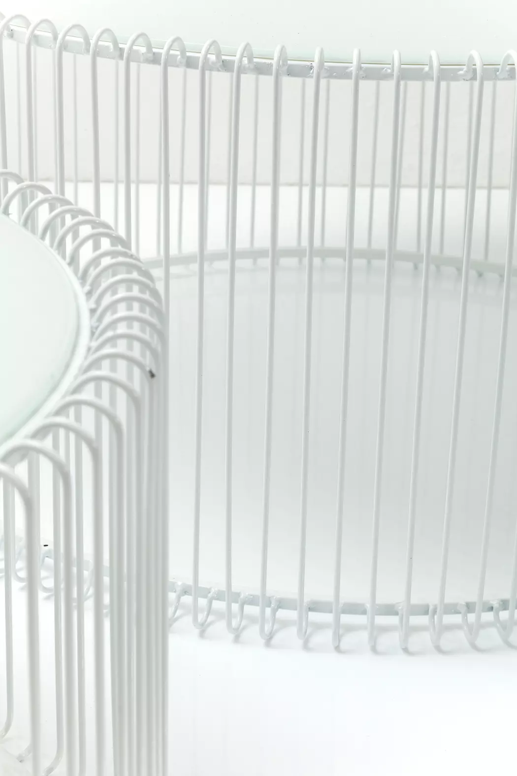 Couchtisch Wire White 80179 2er Set