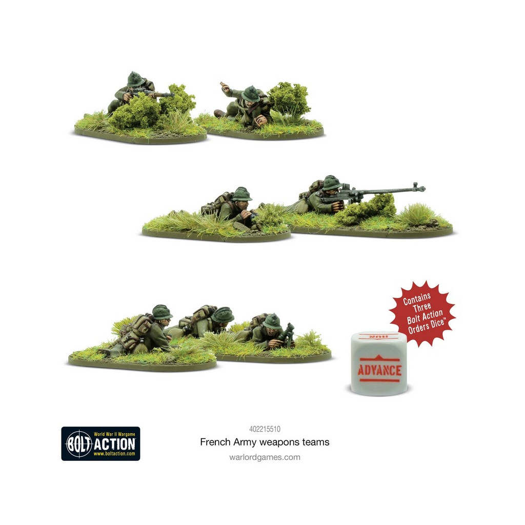 Bolt Action - French Army Weapons Teams