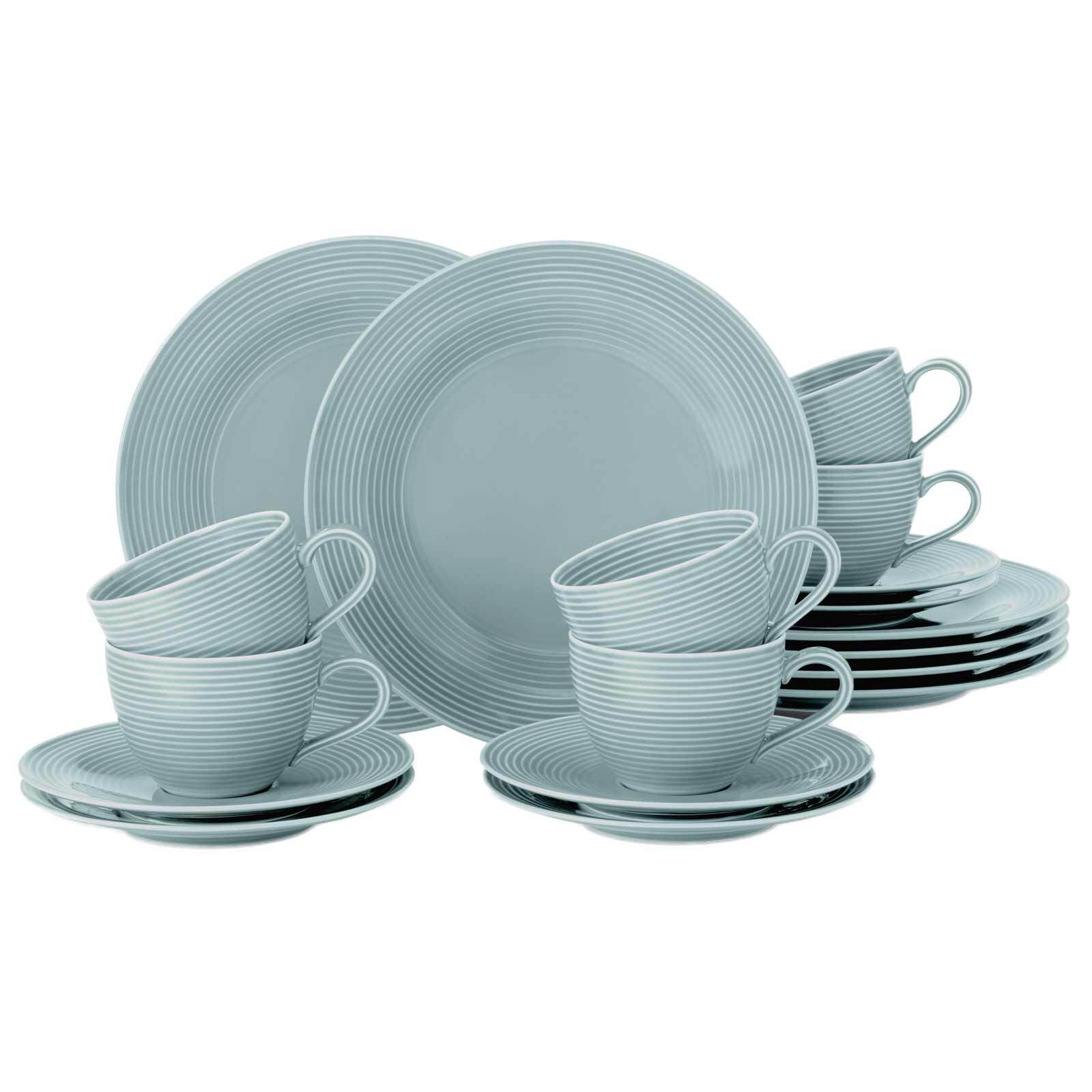 Seltmann Weiden Kaffeeservice Beat Color Glaze 18er Set