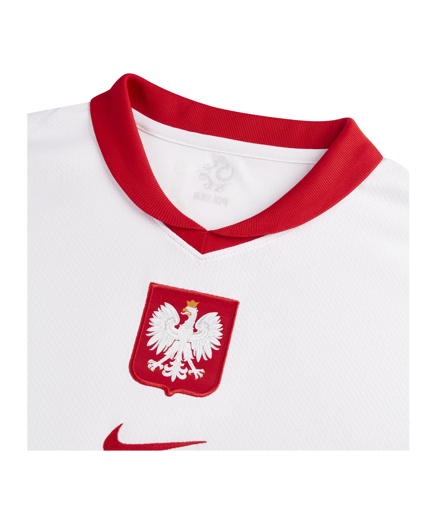 Nike Polen Trikot Home Kids Weiss Rot Rot F100